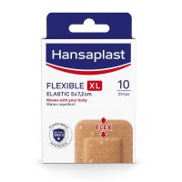 Hansaplast Flexible XL elastická náplast 5x7.2cm 10ks