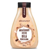 Allnature Arašídový krém bílá čokoláda 260 g