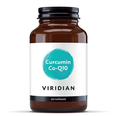 Viridian Curcumin Co Q10 60 kapslí (Kurkumin a Koenzym Q10)