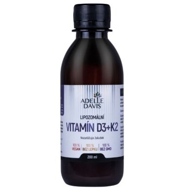 Adelle Davis Lipozomální vitamín D3 + K2 200 ml