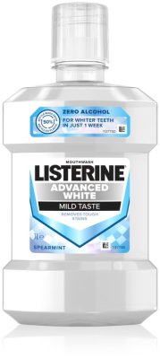 Listerine Advanced White Mild Taste ústní voda 1 l