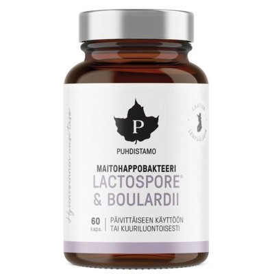 Puhdistamo Lactic Acid Bacteria Boulardii 60 kapslí