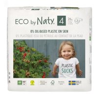 ECO by Naty Maxi 7-18 kg dětské plenky 26 ks ECO by Naty Maxi 7-18 kg dětské plenky 26 ks