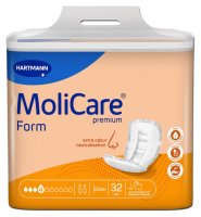 VLOŽNÉ PLENY MOLICARE FORM 4 KAPKY 1492ML,32KS