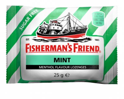 Fishermans Friend bonbóny dia mint/zelené 25g