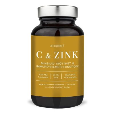 Nordbo C-Vitamin&Zink cps.100