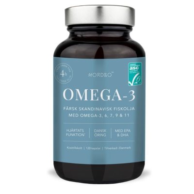 Nordbo Omega-3 cps.120