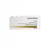 ACYLCOFFIN 450MG/50MG neobalené tablety 10