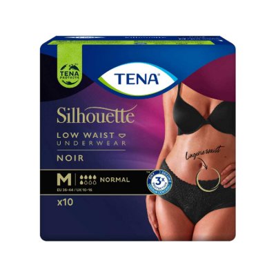 TENA Silhouette Normal Noir M ink.kalh.10 ks 795516