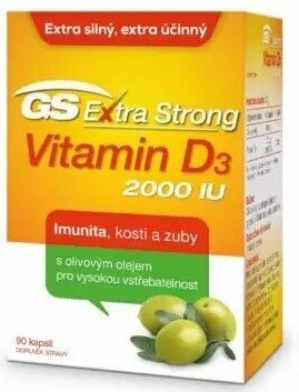 GS Extra Strong Vitamin D3 2000 IU cps.90 GS Extra Strong Vitamin D3 2000 IU cps.90