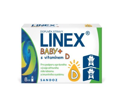 Linex Baby + s vitamínem D 8ml