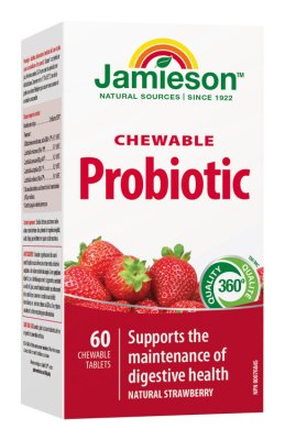 Jamieson Probiotic jahoda 60 cucacích tablet