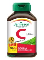 Jamieson Vitamin C s postupným uvolňováním 1000 mg 120 tablet