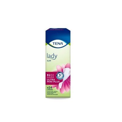 TENA LADY SLIM ULTRA MINI PLUS VLOŽKY ABSORPČNÍ, 24KS, 111ML