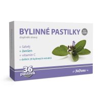 Medpharma Bylinné pastilky bez cukru šalvěj 36 ks