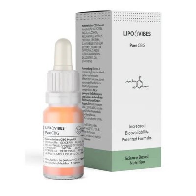 Lipovibes Pure CBG olej 10ml