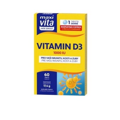 Maxi Vita Vitamin D3 1000IU 60 tablet