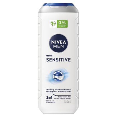 NIVEA MEN Sensitive sprchový gel 500ml 81084 NIVEA MEN Sensitive sprchový gel 500ml 81084