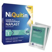 NIQUITIN CLEAR 21 MG 21MG/24H transdermální náplasti 7