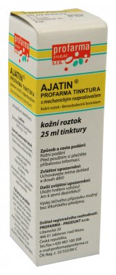 AJATIN PROFARMA TINKTURA S MECHANICKÝM ROZPRAŠOVAČEM 100MG/ML kožní podání SPR SOL 1X25ML