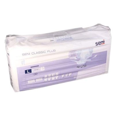 SENI CLASSIC PLUS LARGE KALHOTKY ABSORPČNÍ PRODYŠNÉ NOČNÍ, BOKY 100-150CM,