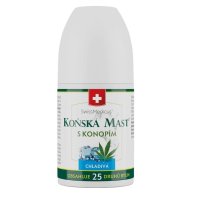 SwissMedicus Koňská mast s konopím chladivá roll-on 90 ml