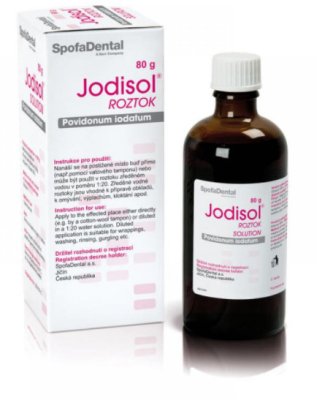 JODISOL ROZTOK - 38,5MG/G DRM SOL 80G