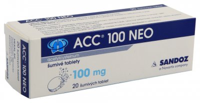 ACC 100 NEO 100MG šumivá tableta 20