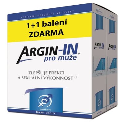 Argin-IN pro muže 2x90 tobolek 1+1 zdarma