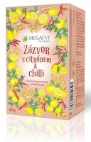 Megafyt Zázvor s citrónem a chilli ovocný čaj porcovaný 20x2 g