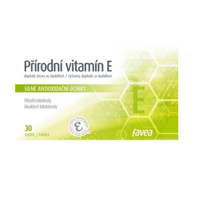 Favea Přírodní vitamín E 30 tablet