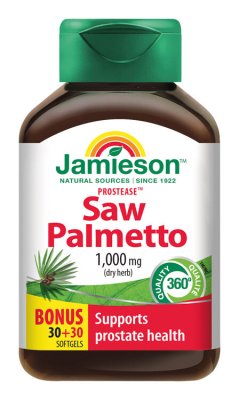 Jamieson Prostease Saw Palmetto 125 mg 60 kapslí Jamieson Prostease Saw Palmetto 125 mg 60 kapslí