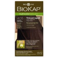 BIOKAP Nutricolor Delicato 4.05 Kaštanovo čokoládová barva na vlasy 140 ml