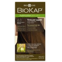 BIOKAP Nutricolor Delicato 6.3 Blond zlatá tmavá barva na vlasy 140 ml