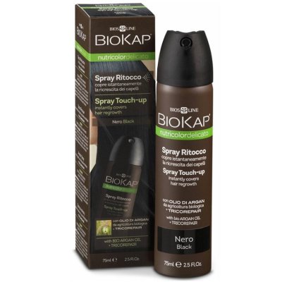 BIOKAP Spray Touch Up Černý krycí sprej 75 ml