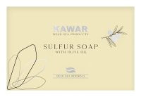 Kawar Sírové mýdlo s minerály z Mrtvého moře 120 g