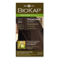 BIOKAP Nutricolor Delicato 4.0 Hnědá přirozená barva na vlasy 140 ml