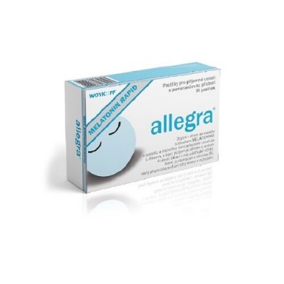 allegra MELATONIN RAPID 30 pastilek