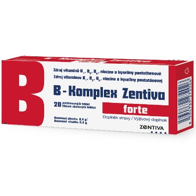 B-Komplex Zentiva forte 20 potahovaných tablet