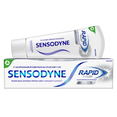 Sensodyne Rapid Relief Whitening zubní pasta 75 ml