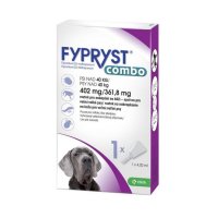 Fypryst Combo spot-on pro velmi velké psy nad 40 kg 402 mg/361,8 mg roztok pro nakapání na kůži 1x4,02