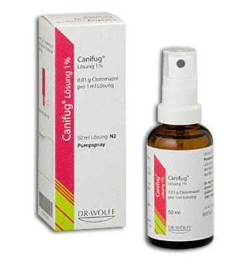 CANIFUG-LÖSUNG 1% - 0,01G/ML DRM SPR SOL 1X30ML