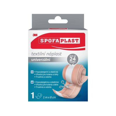 3M Spofaplast 164 Textilní elastická náplast 1mx8cm