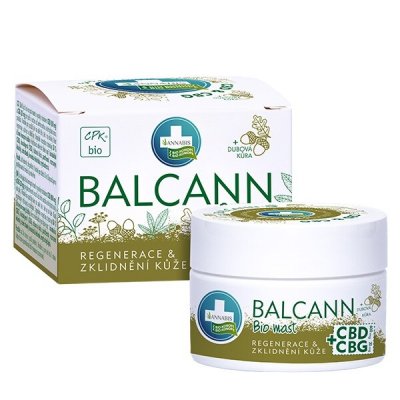 Annabis Balcann konopná Bio mast CBD+CBG 50ml