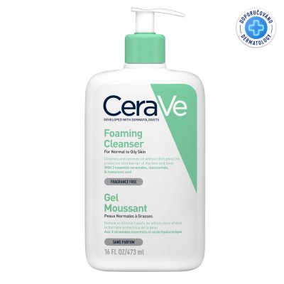 CERAVE Čisticí pěnící gel 473 ml
