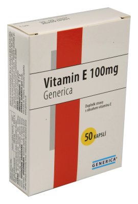 Generica Vitamin E 100 I.U. 50 kapslí