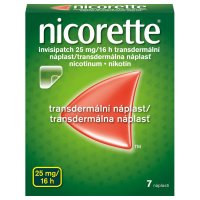 Nicorette Invisipatch 25 mg/16 h transdermální náplast 7 ks