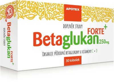 Apotex Betaglukan FORTE 250 mg 30 tobolek