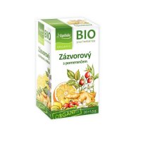 Apotheke BIO Zázvorový čaj s pomerančem nálevové sáčky 20x1,5 g