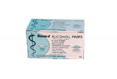 Alcohol Preps dezinfekční tampony - čtverečky100ks